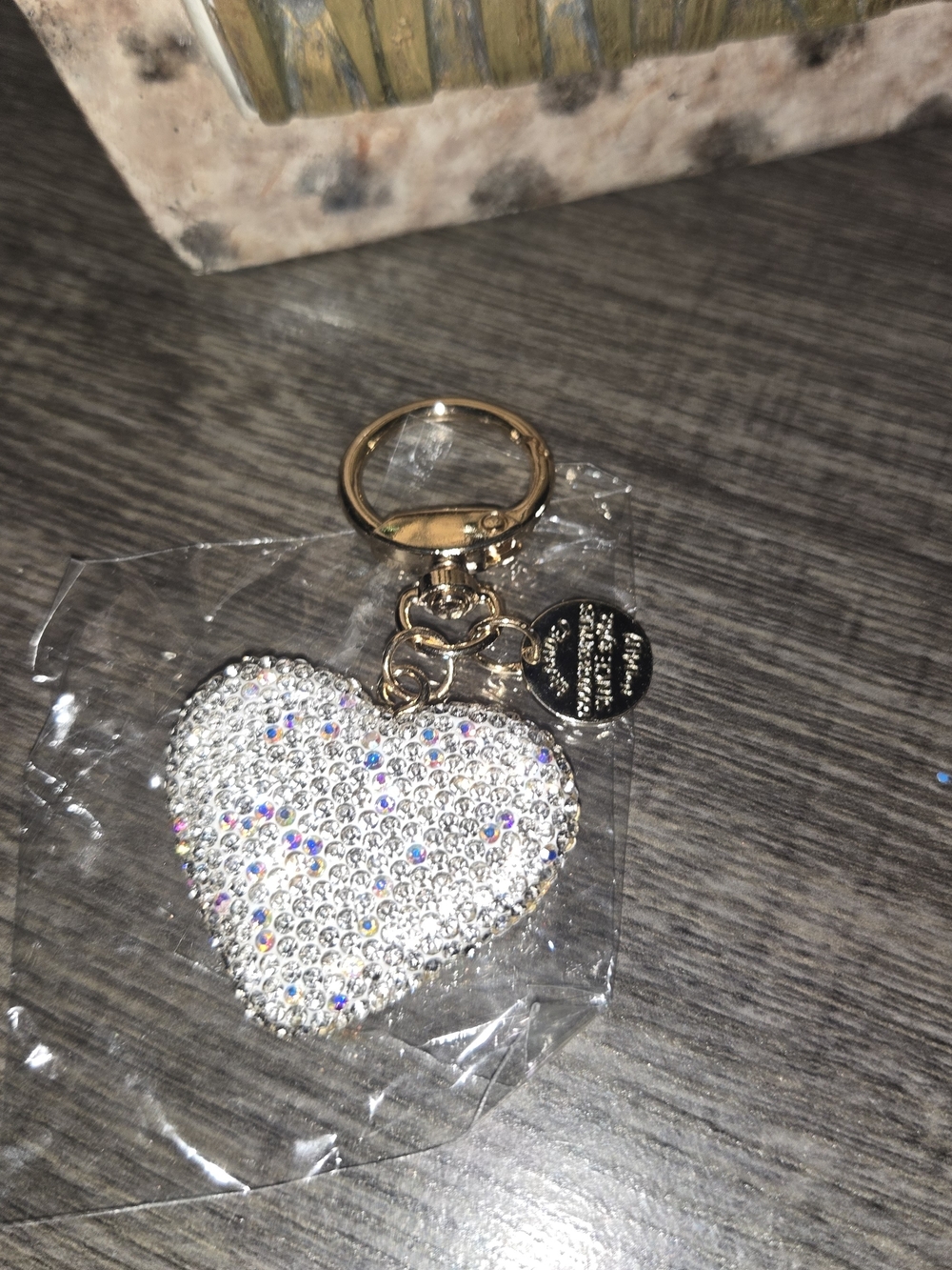 Crystal Heart Keychain
